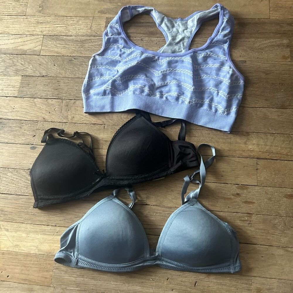 Bra bundle sports padded bralette size 34A